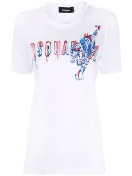 Dsquared2: Белая футболка 