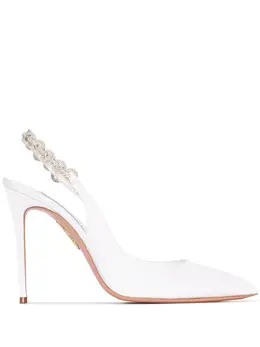 Aquazzura: Белые туфли  Love Link