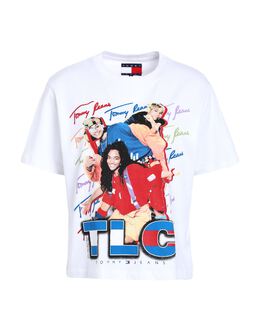 TOMMY JEANS: Футболка с принтом 