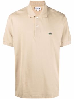 Lacoste: Бежевое поло 
