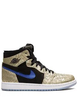 Jordan: Чёрные кроссовки  Air Jordan 1 Zoom