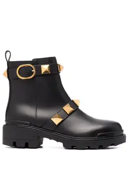 Valentino Garavani: Чёрные ботинки 
