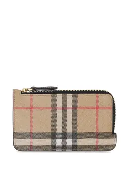 Burberry: Бежевый картхолдер Vintage Check