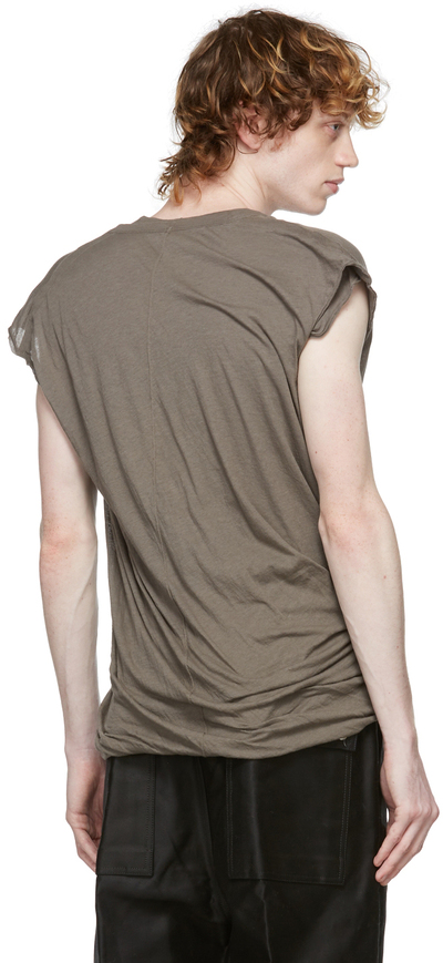 Rick Owens Grey Double Dylan T-Shirt ru02a5159 uc (lpn9211845