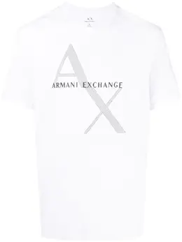 Armani Exchange: Футболка с принтом 