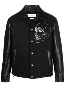 Alexander McQueen: Чёрная куртка  Skull