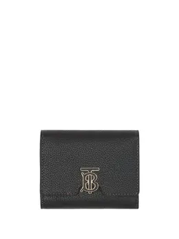 Burberry: Чёрный кошелёк  Monogram