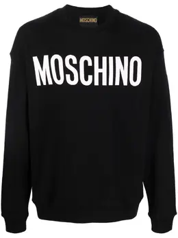 Moschino: Чёрный свитшот 