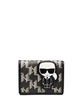 Karl Lagerfeld: Чёрная сумка  Ikonik Monogram