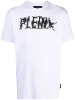Philipp Plein: Футболка  Plein Star с принтом