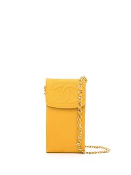 Chanel Pre-Owned: Жёлтая сумка 
