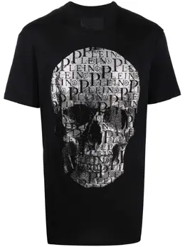 Philipp Plein: Футболка  Skull с принтом