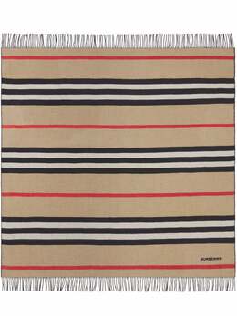 Burberry: Шарф Icon Stripe в полоску