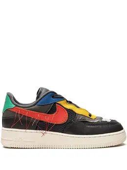 Nike: Чёрные кроссовки  Air Force 1 Low