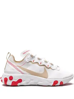 Nike: Белые кроссовки React Element 55