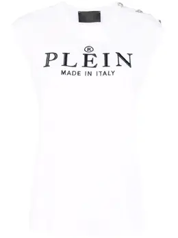 Philipp Plein: Футболка Iconic Plein без рукава