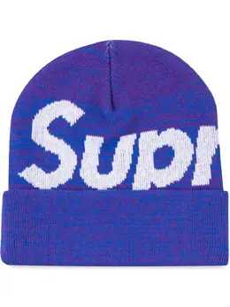 Big logo hotsell supreme beanie