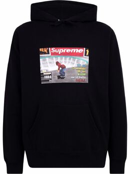 Supreme: Толстовка Thrasher с принтом