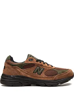 New Balance: Коричневые кроссовки 