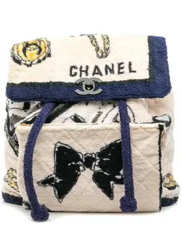 Chanel Pre-Owned: Рюкзак с принтом 