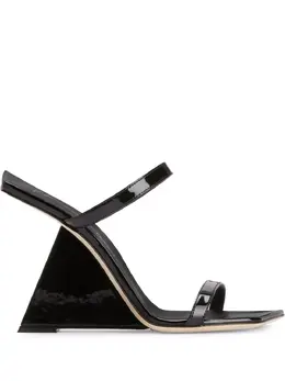 Giuseppe Zanotti: Чёрные сандалии  Lilii Borea