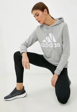 adidas: Серая толстовка 