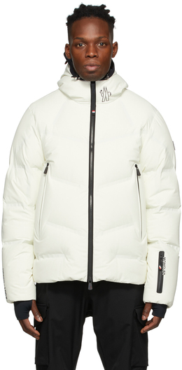 Moncler Grenoble: Белый пуховик 