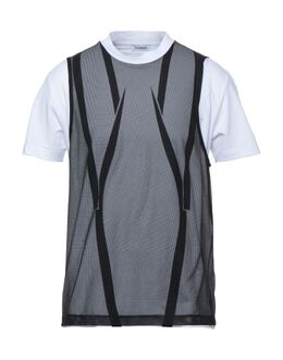 BIKKEMBERGS: Двухцветная футболка 