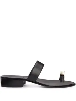Giuseppe Zanotti: Чёрные сандалии 