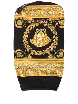Versace: Чёрная футболка  Baroque