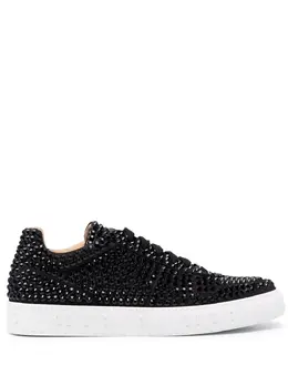 Philipp Plein: Чёрные кроссовки 