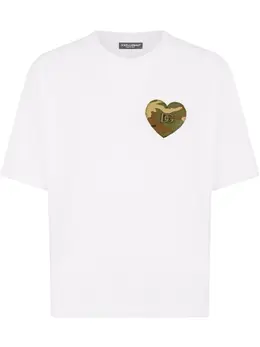 Dolce & Gabbana: Белая футболка  T
