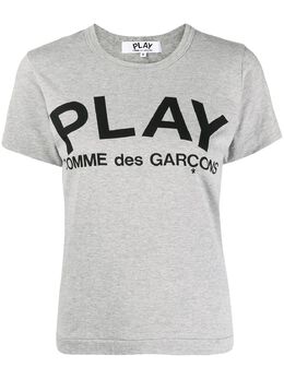 Comme Des Garçons Play: Футболка Play с принтом