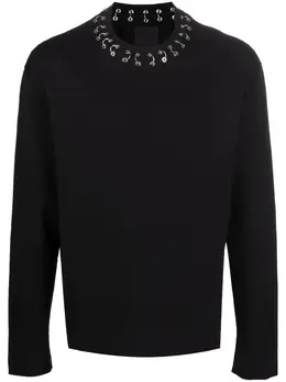 Givenchy: Чёрный свитер 