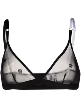 Givenchy: Прозрачный бюстгальтер 