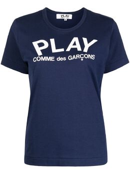 Comme Des Garçons Play: Футболка Play с принтом