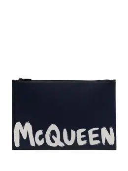 Alexander McQueen: Клатч с принтом 