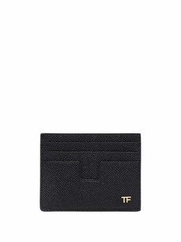 TOM FORD: Чёрный картхолдер  Logo