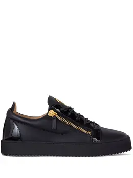 Giuseppe Zanotti: Чёрные кроссовки  Frankie