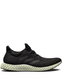 adidas: Чёрные кроссовки  Futurecraft 4D