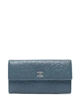 Chanel Pre-Owned: Голубой кошелёк 