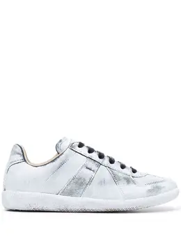 Maison Margiela: Белые кроссовки 