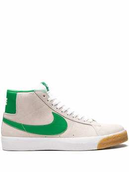 Nike: Белые кроссовки SB Zoom Blazer Mid