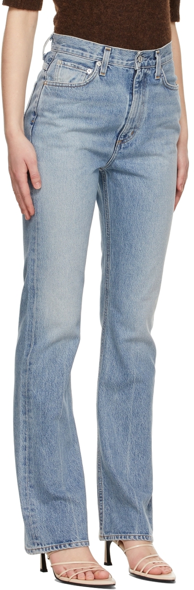 Agolde Blue Vintage High Rise Flare Jeans a127 1141 lpn9345552