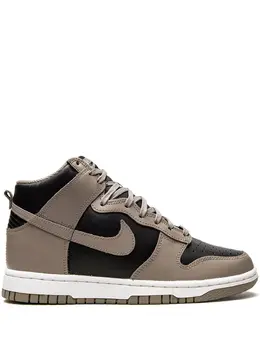 Nike: Чёрные кроссовки  Dunk High