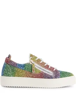Giuseppe Zanotti: Радужные кроссовки 