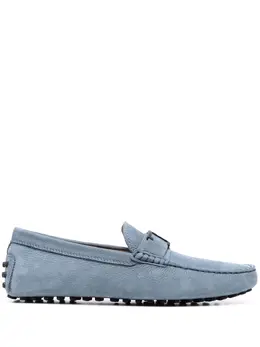 Tod's: Голубые туфли  City Gommino