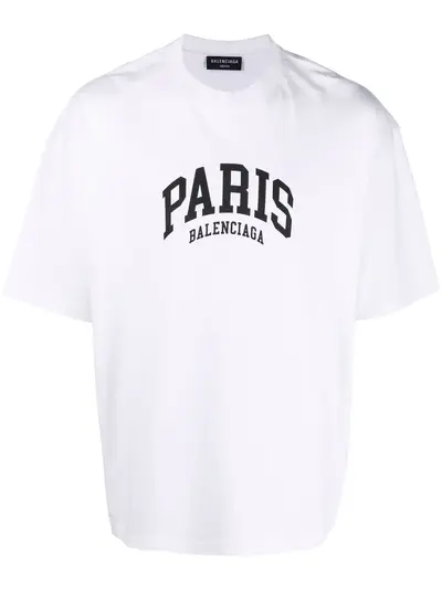 Balenciaga Paris logo cotton T-shirt 17335850 (lpn15458524