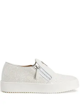 Giuseppe Zanotti: Белые кроссовки 