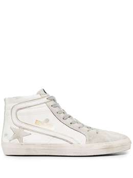 Golden Goose: Белые кроссовки  Star